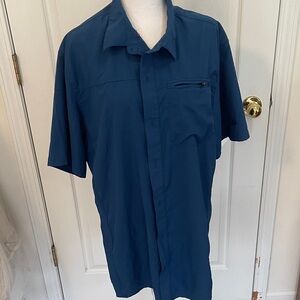 Gerry Weber Men's Teal Button Down Shirt SZ XL EUC
